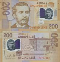 *200 Leke Albánsko 2017, P76 polymer - Kliknutím na obrázok zatvorte -